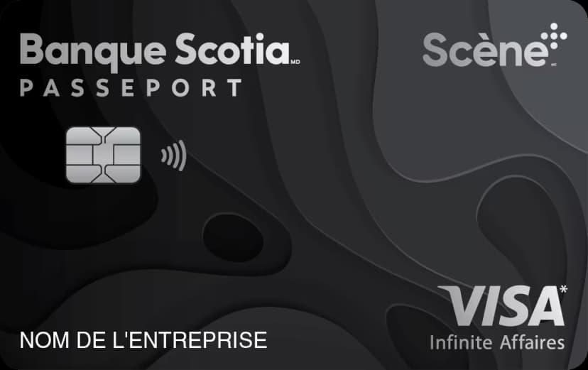 Carte Visa Infinite Affaires* Passeportᴹᴰ Banque Scotia