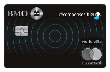 Carte Mastercard BMO Récompenses Bleu World Elite