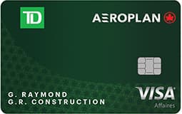 Carte Visa* Affaires TDᴹᴰ Aéroplanᴹᴰ