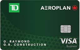 TDᴹᴰ Aeroplanᴹᴰ Visa Business Card